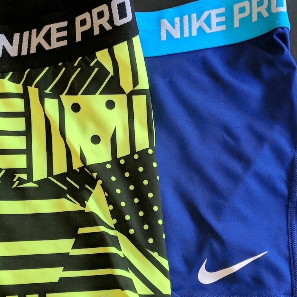 Nike Pro Compression Shorts Size M Bundle